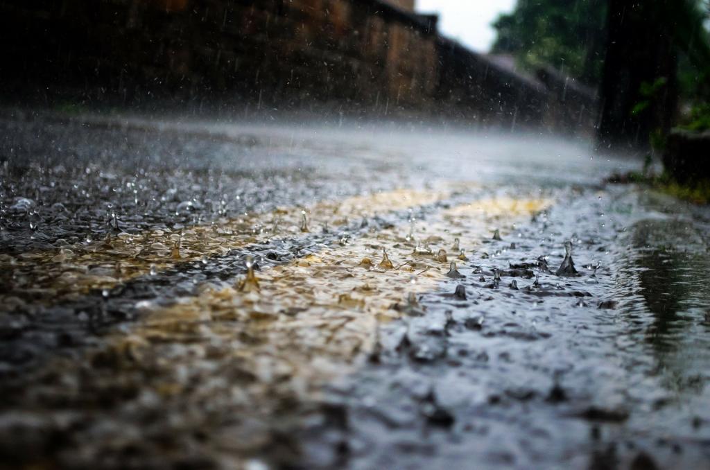 Coefficient de ruissellement élevé sur une surface imperméable type enrobé béton